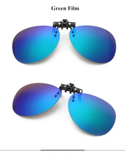 Load image into Gallery viewer, VKWTUUN Oval Polarized Clip On Sunglasses Women Men Oversized Sun Glasses Driving Fishing Polarized Mirror Lens Anti-UVA -UVB