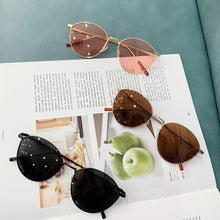Load image into Gallery viewer, VWKTUUN Butterfly Sunglasses Women Oval Shape Shades UV400 Points Vintage Metal Frame Sunglass Outdoor Sport Driver Sunglass