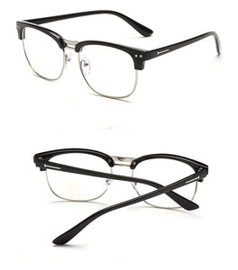 VWKTUUN   Glasses Frame Women Men Eyeglasses Optical Glasses Frame Vintage Eyeglass Frames Female Fake Clear Glasses