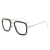 VWKTUUN Square Iron Man Style Sunglasses for women Men Twin Beams Brand Design Sun Glasses Oculos Retro Glasses Frames