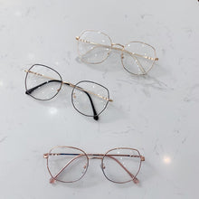 Load image into Gallery viewer, VWKTUUN Irregular Metal Eyeglasses Frame Vintage Big Oversized Eyeglasses Frames  Women's Glasses Frames Female Plain Glasses