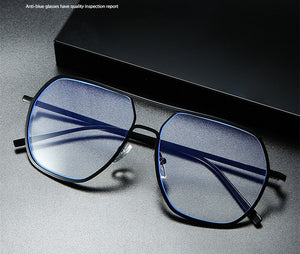 VWKTUUN Mens Anti Blue Light Glasses Oversized Glasses Frames Men Blue Light Blocking Glasses Twin Beam Reading Computer Glasses