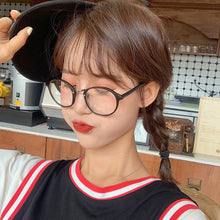 Load image into Gallery viewer, VWKTUUN Round Glasses Frame Clear Lens Eyeglasses Vintage Metal Myopia Glasses Frame Fake Glasses Student Optical Glasses Frames