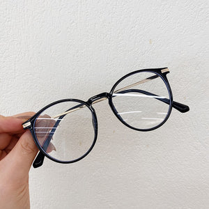 VWKTUUN Round Glasses Frames For Women Men TR90 Myopia Eye Glasses Frames Blue Light Blocking Glasses Computer Read Glasses