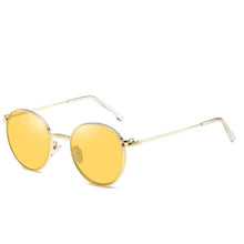 Carica l&#39;immagine nel visualizzatore di Gallery, VWKTUUN Occhiali da sole da donna Clip rotonde Occhiali da sole magnetici Clip magnetica su occhiali da sole per occhiali da sole con doppia lente con montatura in lega 