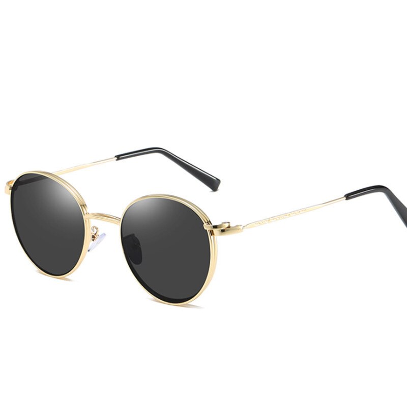 VWKTUUN Occhiali da sole da donna Clip rotonde Occhiali da sole magnetici Clip magnetica su occhiali da sole per occhiali da sole con doppia lente con montatura in lega 