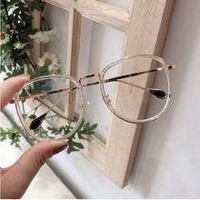 Load image into Gallery viewer, VWKTUUN Transparent Eyeglasses Frames Vintage Optical Frames Vintage Woman Glasses Optical Frames Big Fake Glasses Eyewear