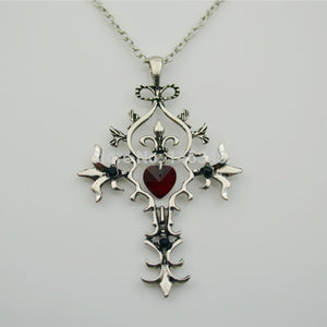 Vampire diforaries cross necklace fashion vintage accessories