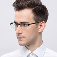 Load image into Gallery viewer, Vazrobe Eyeglasses Frames Men Titanium Glasses Male 155-185mm Adjustable Oversized Huge Wide Spectacles for optic lens