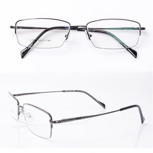 Vazrobe Glasses Frame Men Spring Hinge Eyeglasses Man Gold Titanium Alloy Prescription Spectacle Male Optical Myopia Light Point
