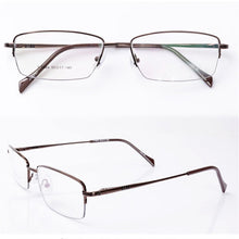 Load image into Gallery viewer, Vazrobe Glasses Frame Men Spring Hinge Eyeglasses Man Gold Titanium Alloy Prescription Spectacle Male Optical Myopia Light Point