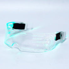 Load image into Gallery viewer, Vazrobe LED Light Glasses Party Goggles Gradient Color Switch Double Button Shows Hip Hop Steampunk