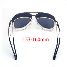 Load image into Gallery viewer, Vazrobe Oversized Polarized Sunglasses Men aviation Max to 160mm Driving Sun Glasses for Man brand UV400 Black spring hinge
