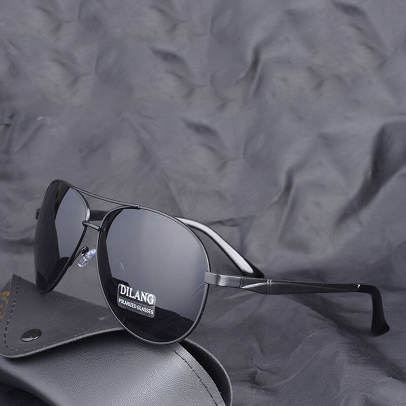 Vazrobe Oversized Polarized Sunglasses Men aviation Max to 160mm Driving Sun Glasses for Man brand UV400 Black spring hinge