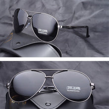 Load image into Gallery viewer, Vazrobe Oversized Polarized Sunglasses Men aviation Max to 160mm Driving Sun Glasses for Man brand UV400 Black spring hinge
