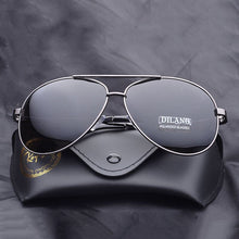 Load image into Gallery viewer, Vazrobe Oversized Polarized Sunglasses Men aviation Max to 160mm Driving Sun Glasses for Man brand UV400 Black spring hinge