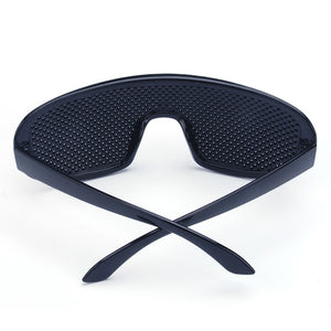 Vazrobe Pinhole Glasses 2 pcs/lot Black Anti Fatigue Hallow Sunglasses Small Hole Anti Myopia Eyewear  Plastic