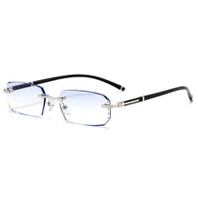 Load image into Gallery viewer, Vazrobe Rimless Myopia Glasses Insert Optic Lens -0.75 -1.00 -1.50 to -5.00 Finished Eyewear with Far Vision Prescription Lenses