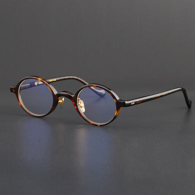 Vazrobe Montature per occhiali da vista rotonde piccole Occhiali da nerd maschili da uomo Occhiali da tartaruga neri per la lettura Miopia Prescrizione ottica 
