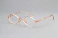 Carica l&#39;immagine nel visualizzatore di Gallery, Vazrobe Montature per occhiali da vista rotonde piccole Occhiali da nerd maschili da uomo Occhiali da tartaruga neri per la lettura Miopia Prescrizione ottica 