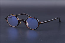 Carica l&#39;immagine nel visualizzatore di Gallery, Vazrobe Montature per occhiali da vista rotonde piccole Occhiali da nerd maschili da uomo Occhiali da tartaruga neri per la lettura Miopia Prescrizione ottica 