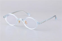 Carica l&#39;immagine nel visualizzatore di Gallery, Vazrobe Montature per occhiali da vista rotonde piccole Occhiali da nerd maschili da uomo Occhiali da tartaruga neri per la lettura Miopia Prescrizione ottica 