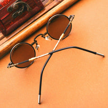 Load image into Gallery viewer, Vazrobe Small Round Sunglasses Male Glass Glasses Men Titanium Frame Steampunk Vintage Punk Retro Women Lennon Eyewear