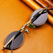Load image into Gallery viewer, Vazrobe Small Round Sunglasses Male Glass Glasses Men Titanium Frame Steampunk Vintage Punk Retro Women Lennon Eyewear
