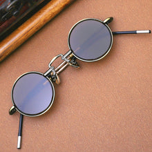 Load image into Gallery viewer, Vazrobe Small Round Sunglasses Male Glass Glasses Men Titanium Frame Steampunk Vintage Punk Retro Women Lennon Eyewear