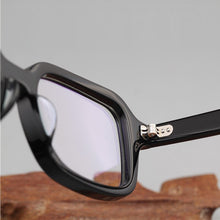 Load image into Gallery viewer, Vazrobe Square Eyeglasses Frames Men Black Glasses Male Thick Spectacles for Prescription Myopia Diopter