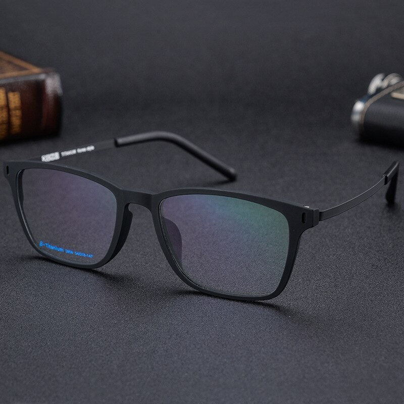 Vazrobe Titanium Eyeglasses Frames Men Women 8g Ultra-light Glasses Male Flexible Spectacles for Prescription Optic Lens unisex