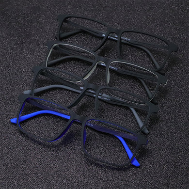 Vazrobe Titanium Glasses Frame Men Women Matte Black Eyeglasses Oversized 6g Ultra-light Eyewear for Prescription Myopia Diopter