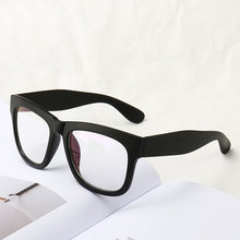 Carica l'immagine nel visualizzatore di Gallery, Vazrobe (no Lens) Eyeglasses Frame Men Women Fake Glasses for Man Women Large Thick PC Spectacles Black Vintage Retro Big