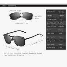 Load image into Gallery viewer, Veithdia 2022 Brand Designer  Square Sunglasses Mens Polarized Coating Mirror Sun Glasses Eyewear Accessorie For Men 2462