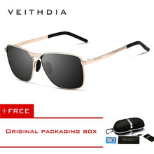 Load image into Gallery viewer, Veithdia 2022 Brand Designer  Square Sunglasses Mens Polarized Coating Mirror Sun Glasses Eyewear Accessorie For Men 2462