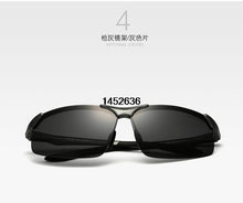 Load image into Gallery viewer, Veithdia Aluminum Magnesium Semi rimless Polarized Mens Sunglasses Sun glasses Night Driving Mirror Eyewear For Men shades 6502