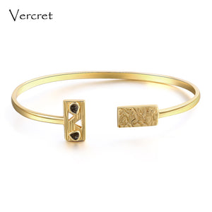 18k gold cuff bangles handmade diamond adjustable 925 silver jewelry bracelets for women wedding accessories sp