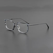 Load image into Gallery viewer, Veshion Handmade Red Copper Color Large Size Wide Face Glasses Male Big Face Frame Pure Titanium Prescription Points Myopia