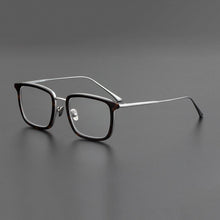 Load image into Gallery viewer, Veshion Handmade Red Copper Color Large Size Wide Face Glasses Male Big Face Frame Pure Titanium Prescription Points Myopia