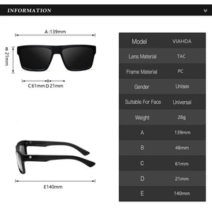 Viahda 2023 Marca Squared Cool Travel Occhiali da sole polarizzati Uomo Sport Designer Mormaii Occhiali da sole Occhiali Gafas 