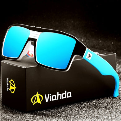 Viahda Occhiali da sole polarizzati Donna Uomo Occhiali da sole con montatura di design di marca per uomo Occhiali classici quadrati UV400