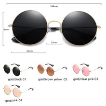 Load image into Gallery viewer, Vibtage Polarized Sunglasses Women Men 2023 Brand Fashoin Vintage Round Sun Glasses Famale óculos de sol Glasses shades UV400