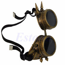 Carica l'immagine nel visualizzatore di Gallery, Victorian Gothic Punk Sunglasses Goggles Cosplay Rivet Steampunk Goggles Glasses Welding Punk