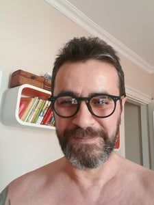 Vinatge Hand Made Oval Full Rim Wood Black Eyeglass Frames Rx able Myopia unisex Spectacles Glasses