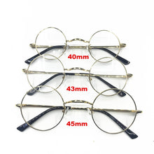 Load image into Gallery viewer, Vintage 40 43 45mm small Round Spring Hinges Eyeglass Frames Full Rim Good Quality Rx able