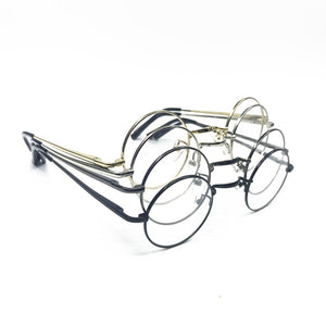 Vintage 40 43 45mm small Round Spring Hinges Eyeglass Frames Full Rim Good Quality Rx able