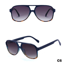 Load image into Gallery viewer, Vintage 70s Sunglasses Women Men Plastic Pilot Sunglass Classic Large Squared Frame women  sunglasses UV400 gafas de sol