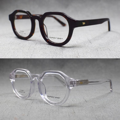 Vintage Acetate Full Rim Oval Eyeglass Frames Men Women Rx able Glasses  Optical Myopia