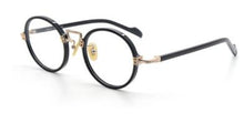 Load image into Gallery viewer, Vintage Acetate Glasses Frame Men Round  Brand Prescription Optical Myopia Eyeglasses Frame Male Women Japan Retro Eyewear