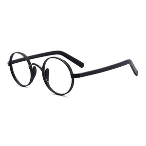 Vintage Acetate Glasses Frame Men Round Myopia Optical Prescription Titanium Eyeglasses Frame Male Women  Small Eyewear